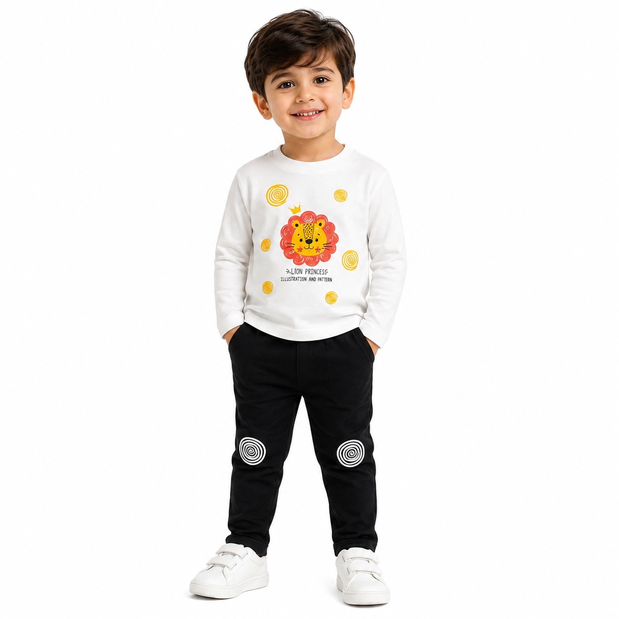 ست بلوز شلوار بچه گانه LION