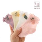 جوراب بچه گانه دخترانه استیکری هویج