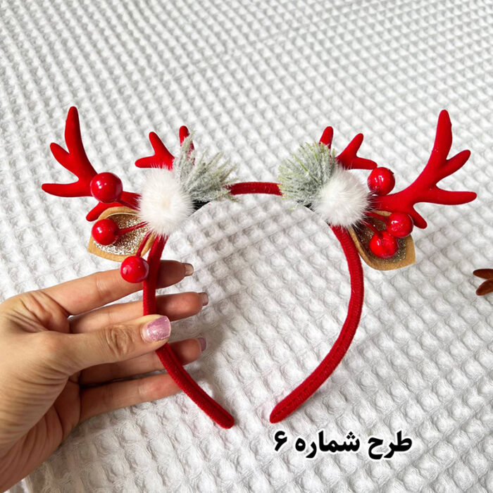 تل سر بچه گانه طرح کریسمس