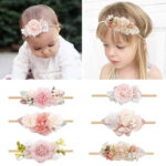 هد بند دخترانه بچه گانه طرح flower