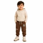 شلوار بچه گانه مخمل کبریتی چراغدار طرح بتمن (مناسب1 تا 4 سال)