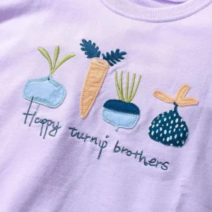 ست بلوز شلوار little maven طرح vegetables (مناسب کودکان 2 تا 7 سال)