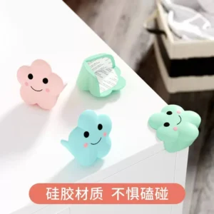 محافظ گوشه میز سیلیکونی طرح گل
