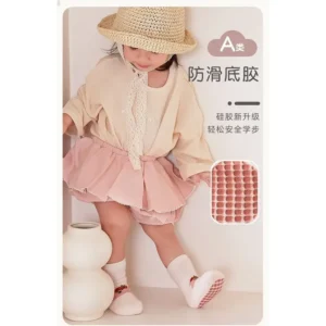 جوراب بچگانه ضد لغزش مدل کدوکوالا (مناسب ۳ ماه تا ۵ سال)
