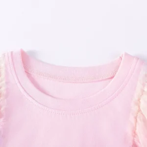 تاپ دامن دخترانه Little Maven طرح پری دریایی با دامن رنگین کمان (مناسب ۲ تا ۸ سال)