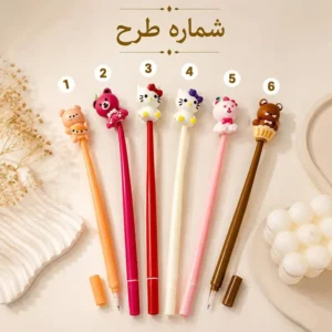 خودکار ژله ای فانتزی کیوت طرح عروسکی